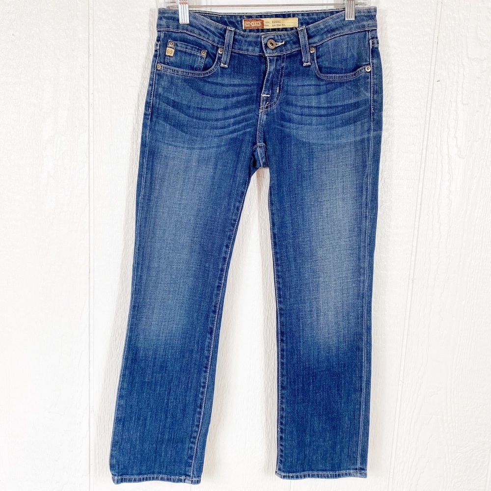 Big Star Rikki Low Rise Straight Leg Blue Jeans